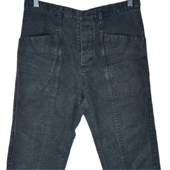 Isabel Marant Linen Blend Black Pant Size 40 - Picture 3 of 13